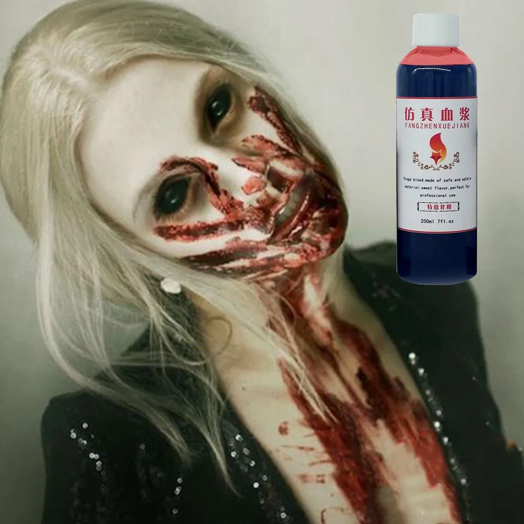200 мл Поддельные Гель крови трубки ужас костюм реквизит Хэллоуин вечерние