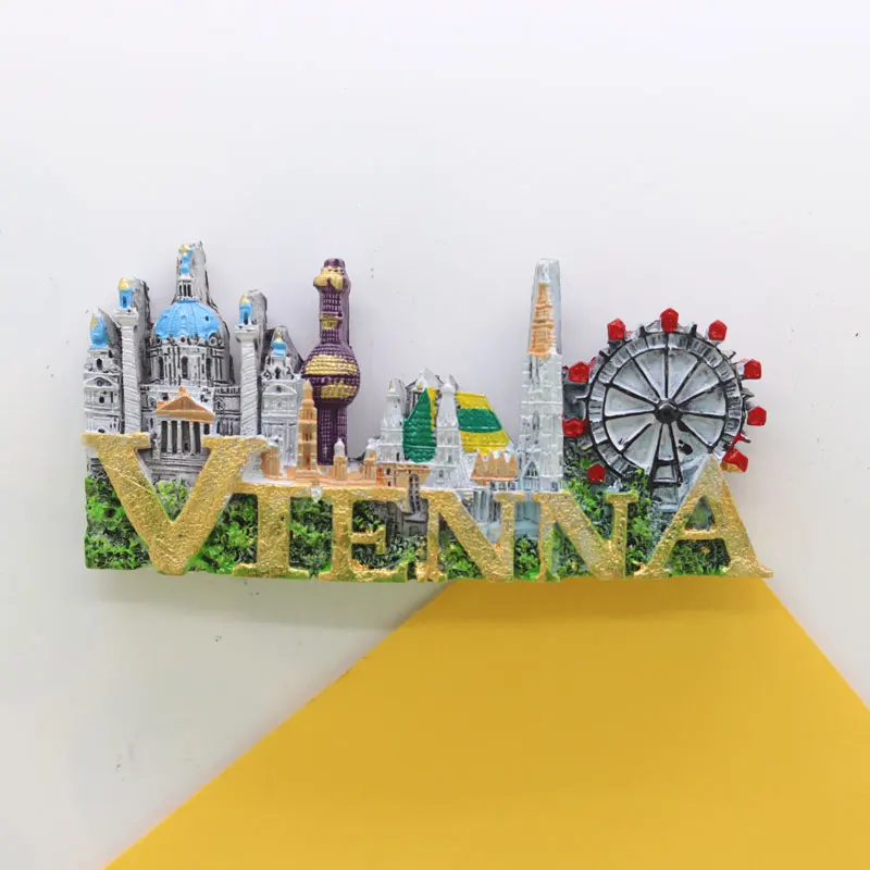 Магнит на холодильник Бали Австрия Италия сувенир из США квадратный красочный