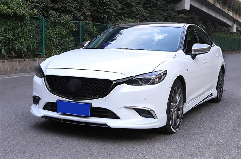 CEYUSOT для новой mazda 6 Автомобильная решетка отделка полосы 17 18 ABS Материал черный передний бампер полный грили крышка отделка мазда 6 M6 Wagon