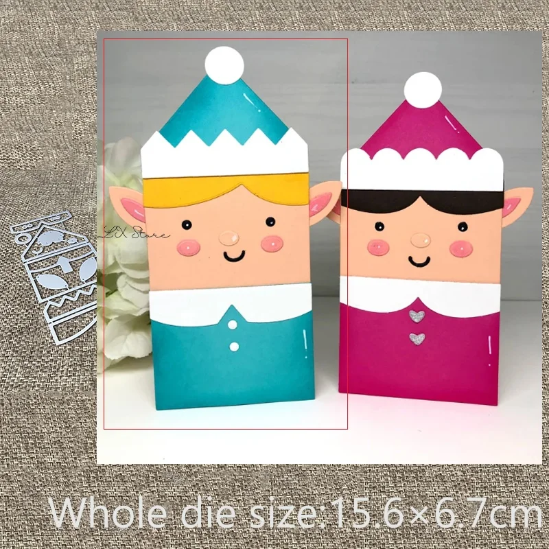 Металлический трафарет XLDesign для рукоделия украшение рождественского мальчика