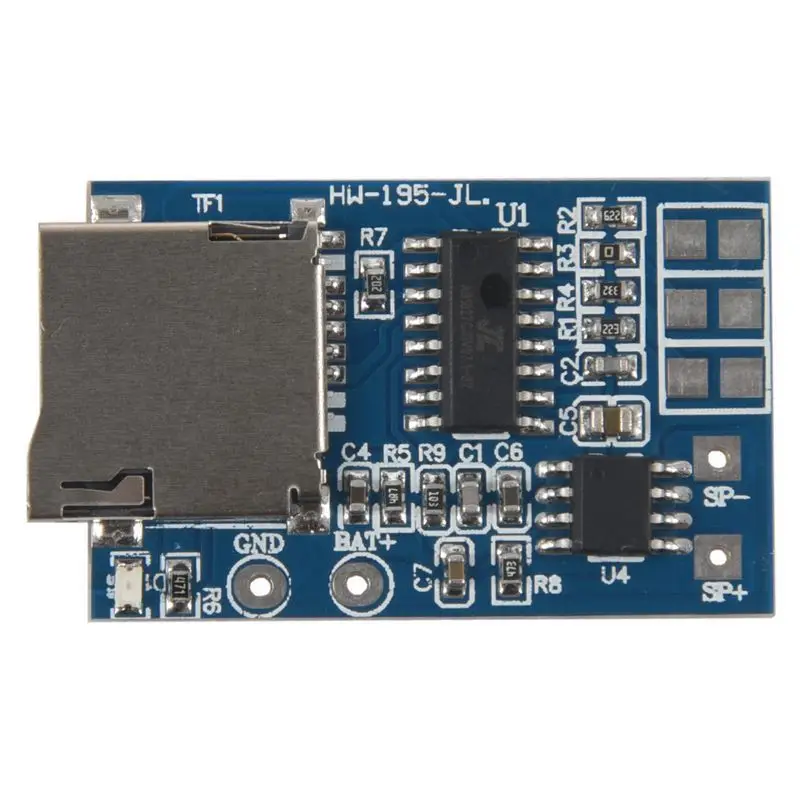 

5PCS GPD2846A TF Card MP3 Decoder Board 2W Amplifier Module For Arduino