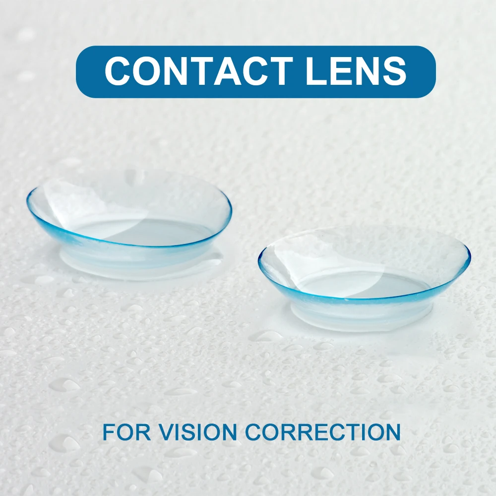 contact lenses with diopters prescription contact lens minus for vision correction 2pcs clear lenses for myopia yearly soft lens free global shipping