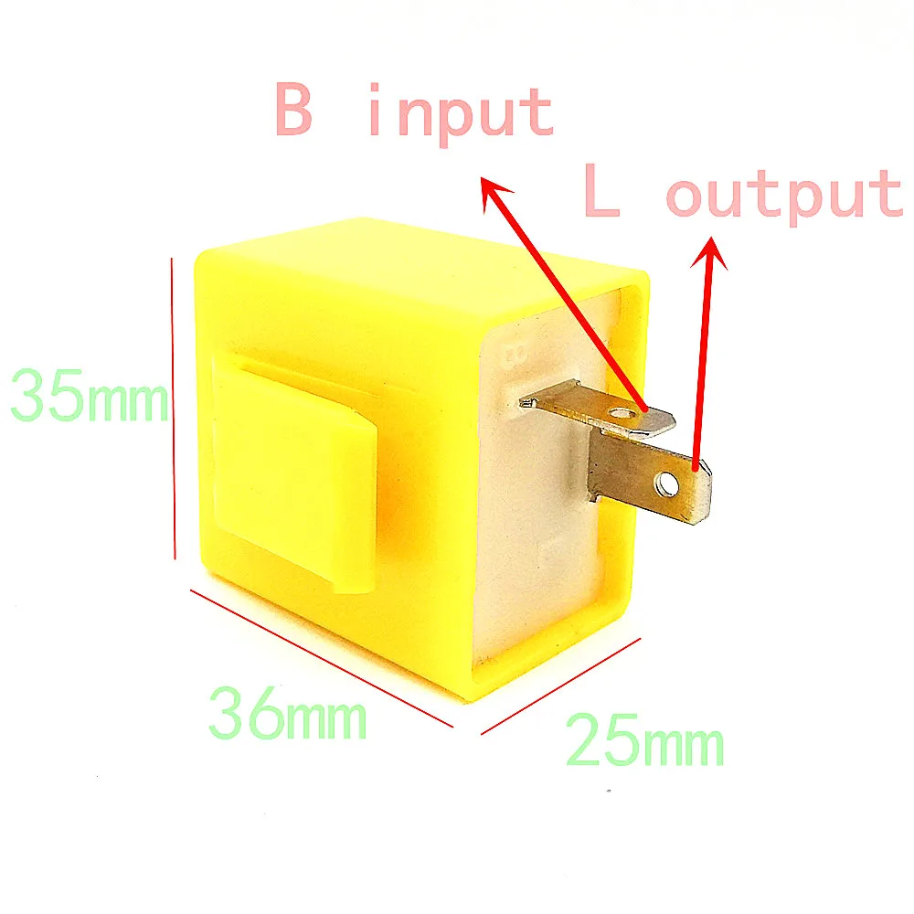 Фирменная Новинка 12V 2 контактный Регулируемая частота Светодиодный