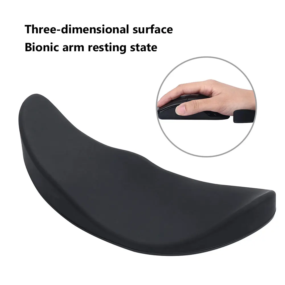 

Mouse Pad Soft Hand Wrist Rest Mouse Mat Ergonomic Silicone Wrist Rest Pad Ergonomic Typist Office for Game PC Computer