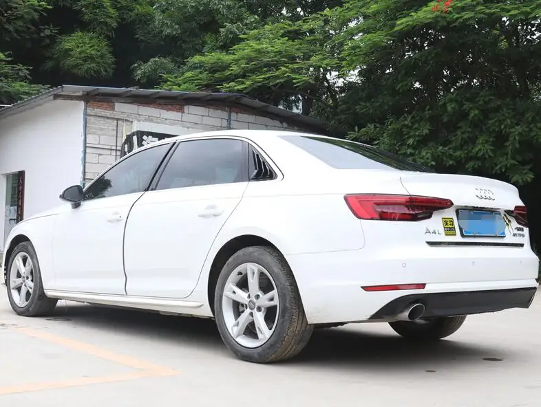 Для Audi A4 2016-2018 Седан ABS задней двери оконные шторы жалюзи Рамка оконный порог
