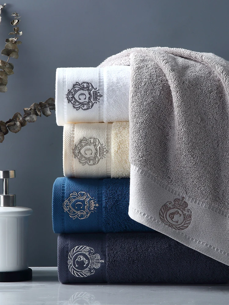 

Luxury Hotel White Face Towel Thick Cotton Soft Women Towels Bathroom Luxury Towels for Adults Water Super Absorbent 2 Pcs 6MM3