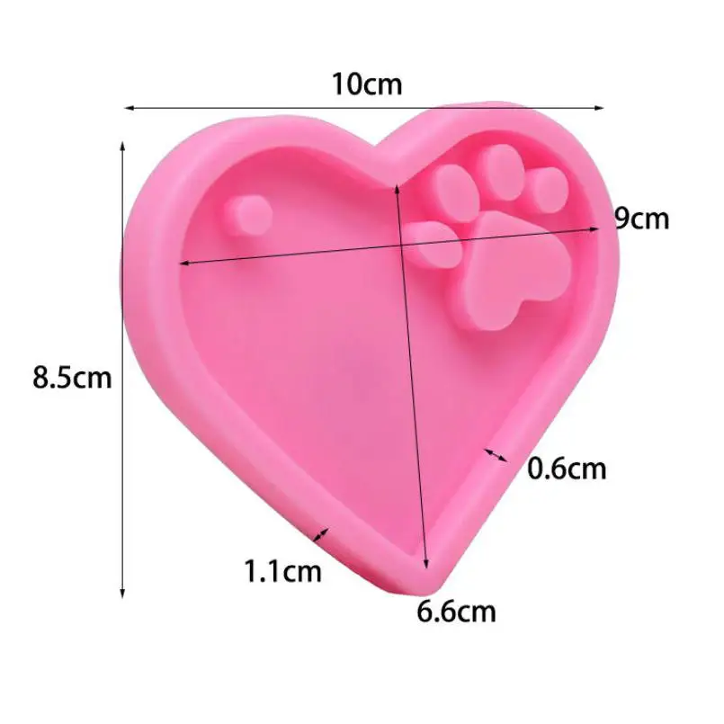 Подвески в форме сердца силиконовые формы сделай сам брелки из эпоксидной смолы