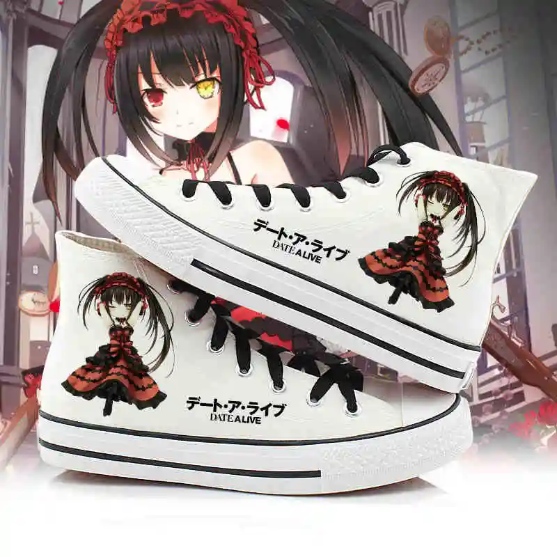 Высокое качество Q унисекс аниме DATE A LIVE Itsuka отшельник Повседневное парусиновые