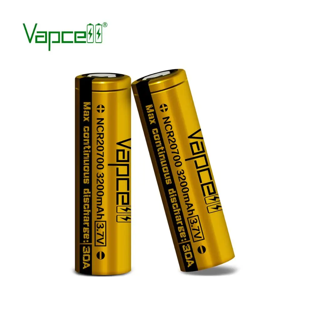 Бесплатная доставка Vapcell Оригинал 20700 3200mah 30A rewrap NCR20700A литий-ионная