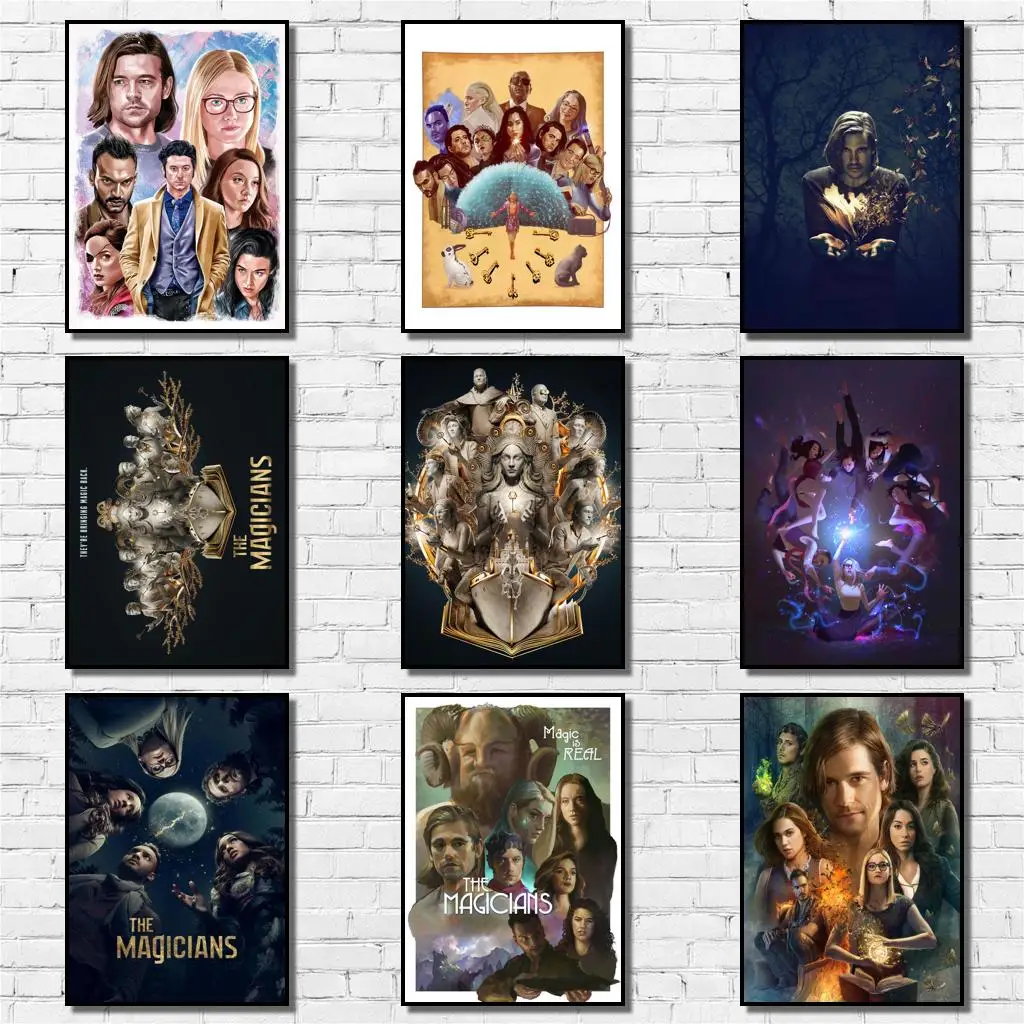 

38 дизайнов ТВ шоу Волшебники белая бумага плакат художественная живопись красивая наклейка на стену для кофейни бара