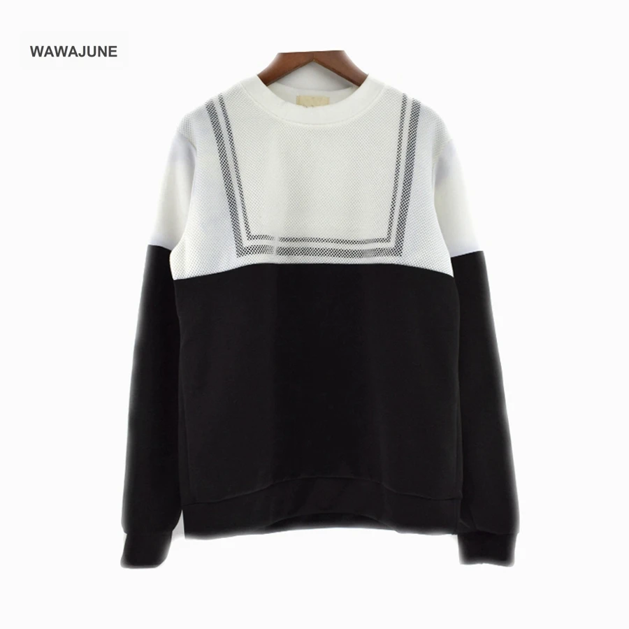 

#265 женские свитшоты, пуловер, базовые вязаные топы в стиле пэчворк, основные толстовки с круглым вырезом и длинными рукавами, футболки для д...