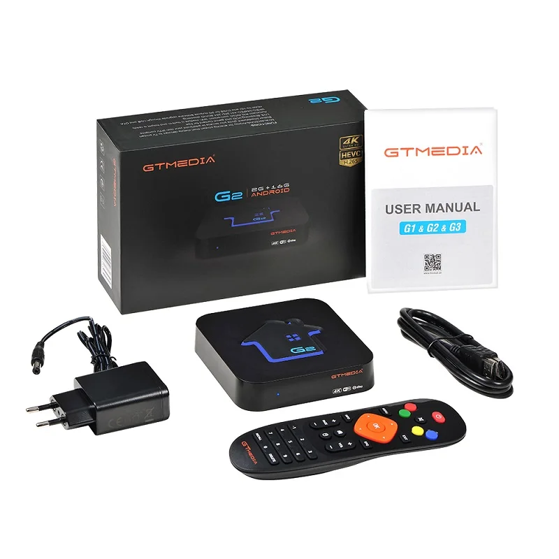 Оригинальная ТВ-приставка GTMEDIA G2+ LIVE сервер 4K HDR Android 7,1 Ultra HD 2G 16G wifi Google Cast Netflix M3U телеприставка медиаплеер