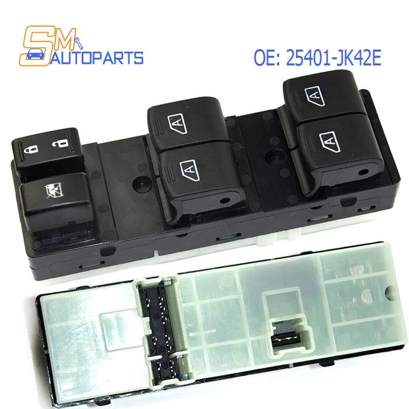 Переключатель главного стеклоподъемника 25401-JK42E для Infiniti G35 G37 2007-2008 25401-9N00D 25401 JK42E