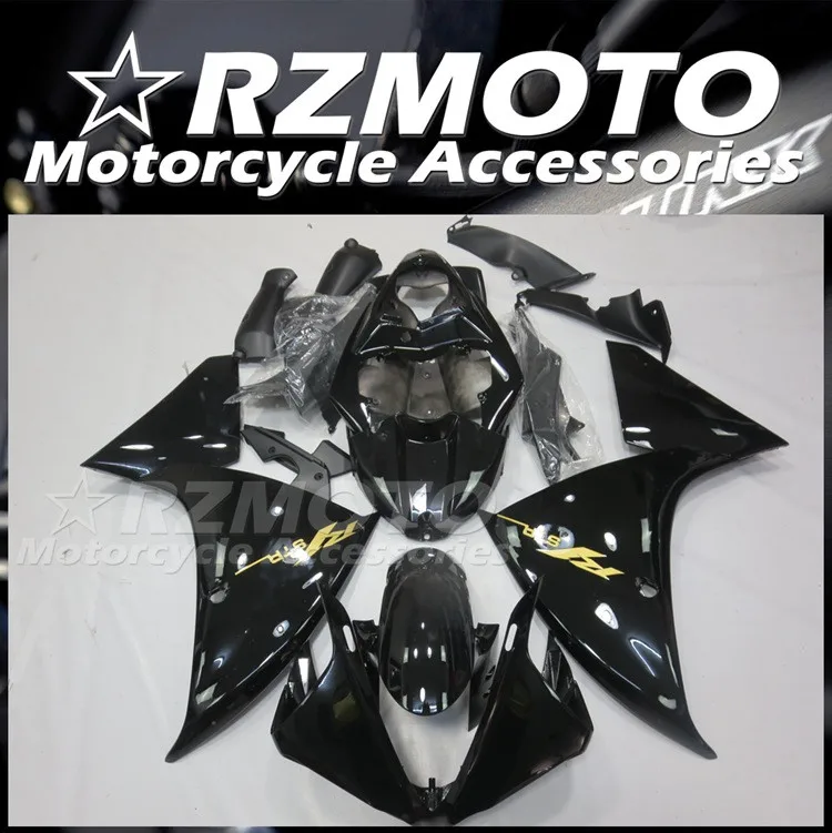 

Комплект обтекателей из АБС-пластика для мотоцикла, подходит для YAMAHA YZF- R1 2012 2013 2014 12 13 14, черный глянцевый корпус, 4 подарка