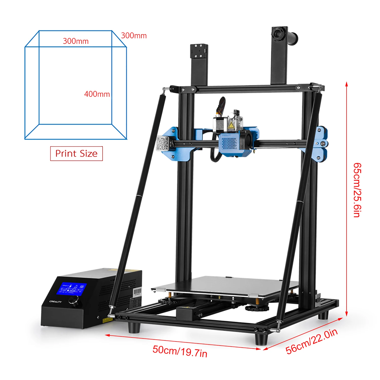 Creality 3D CR-10 V3 обновленный Высокоточный принтер DIY Kit TMC2208 драйвер большой размер