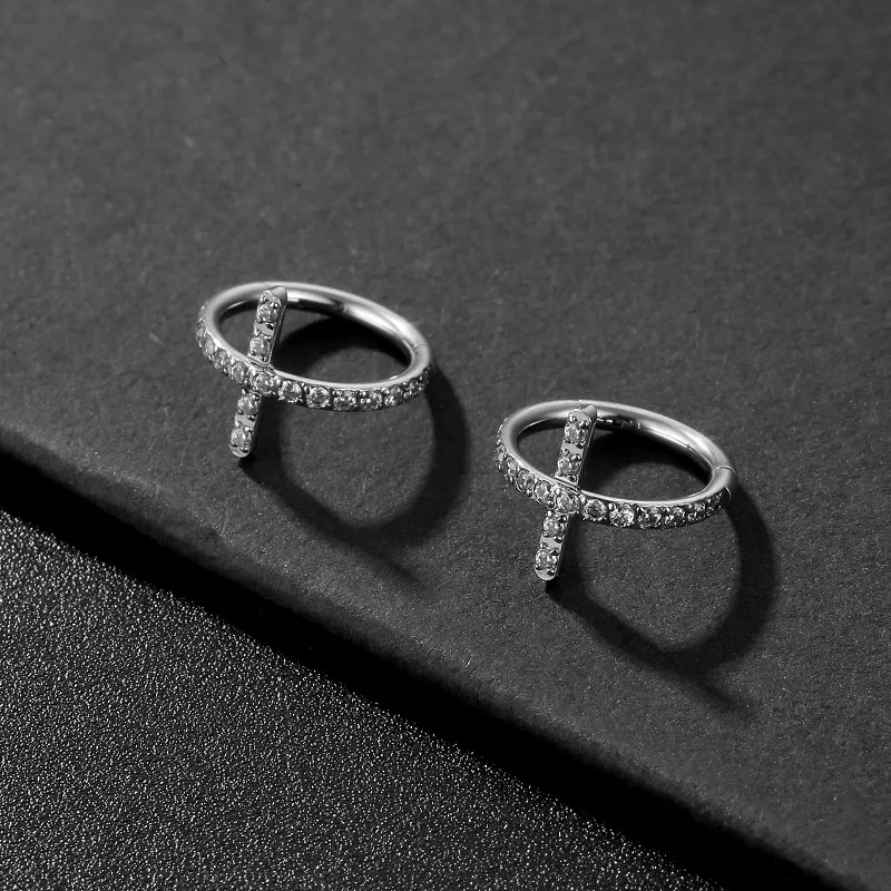 1 шт. откидной перегородки Кликер сегмент нос кольцо для губ можно носить в ушах