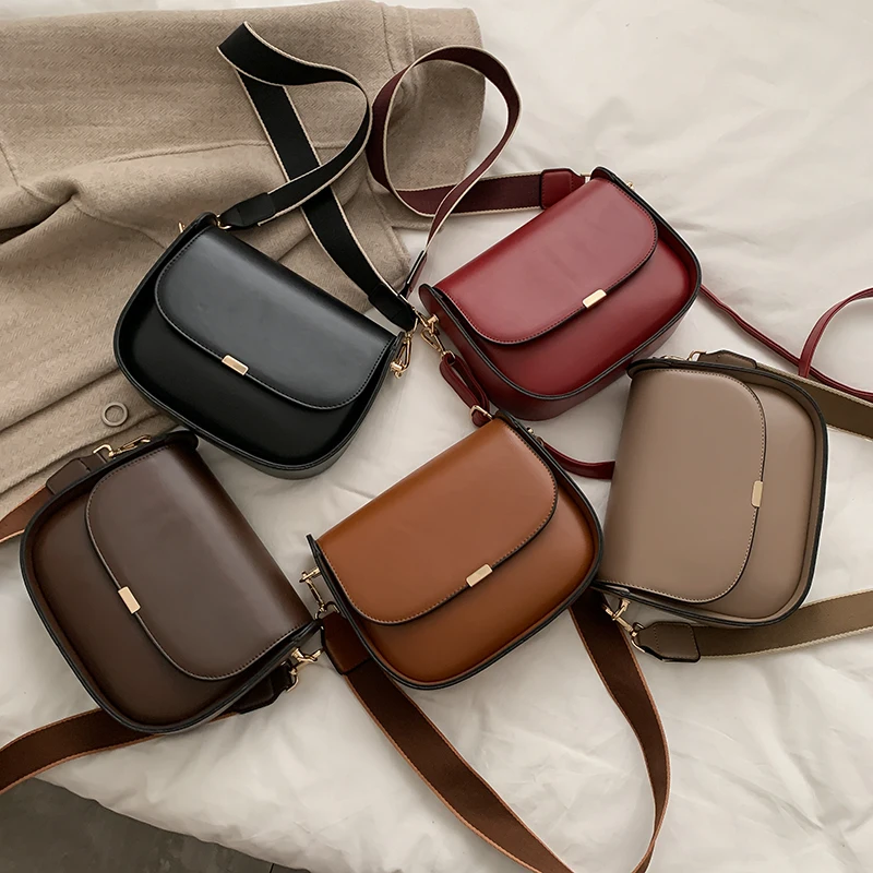 Новые сумки через плечо для женщин 2020 винтажная женская сумка Черная Женская