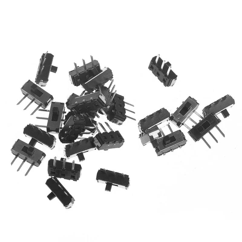 25 шт./компл. MSK-12D19 G2 SPDT 1P2T SMD 3 Pin PCB Панель горизонтальный ползунковый переключатель