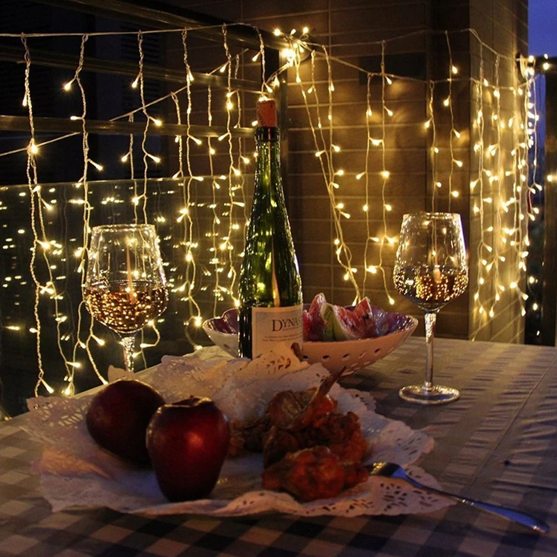 Рождественское украшение для дома светодиодная гирлянда сказочный светильник