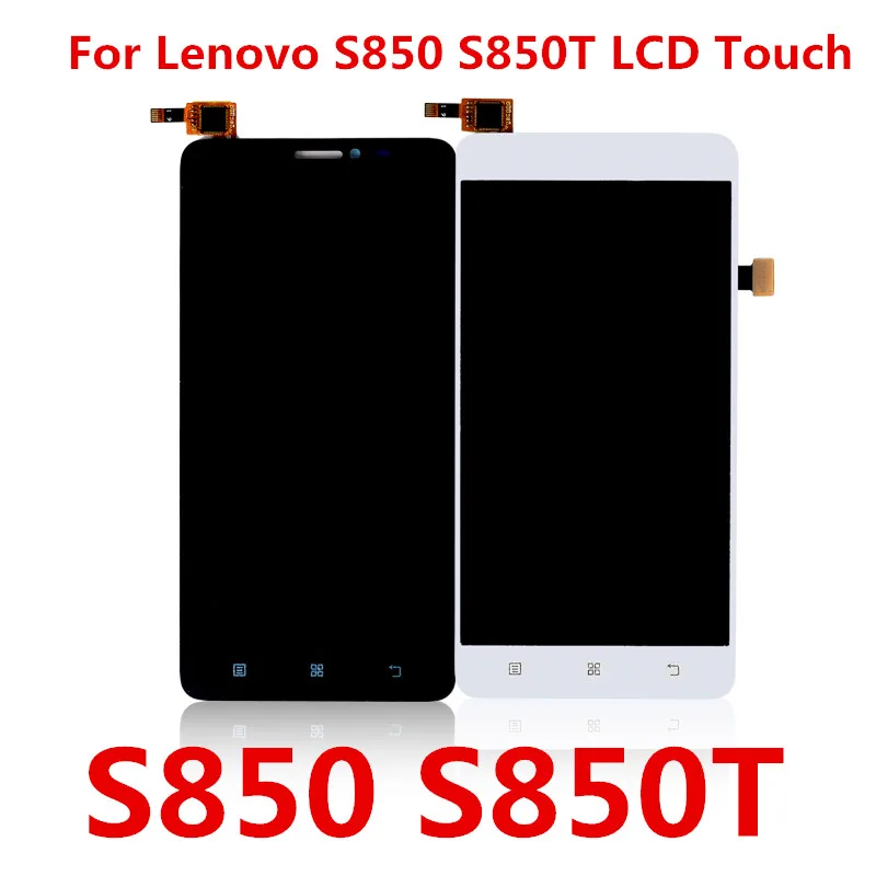 Для Lenovo s850 S850T ЖК-дисплей с сенсорным экраном дигитайзер в сборе для запасные