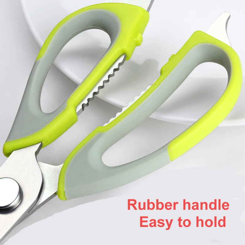 Многофункциональные кухонные ножницы резак нож доска из нержавеющей стали