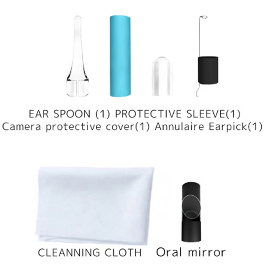 Медицинская ложка эндоскоп для чистки ушей мини камера устройство извлечения