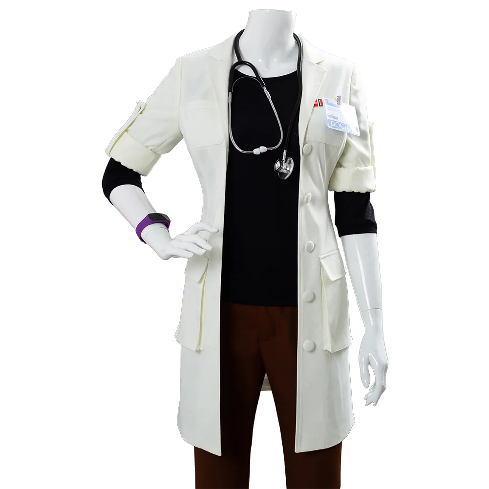 

OW Angela Dr. Ziegler Cosplay Costume Mercy Skin Uniform Halloween Carnival Costume Men Women Suit