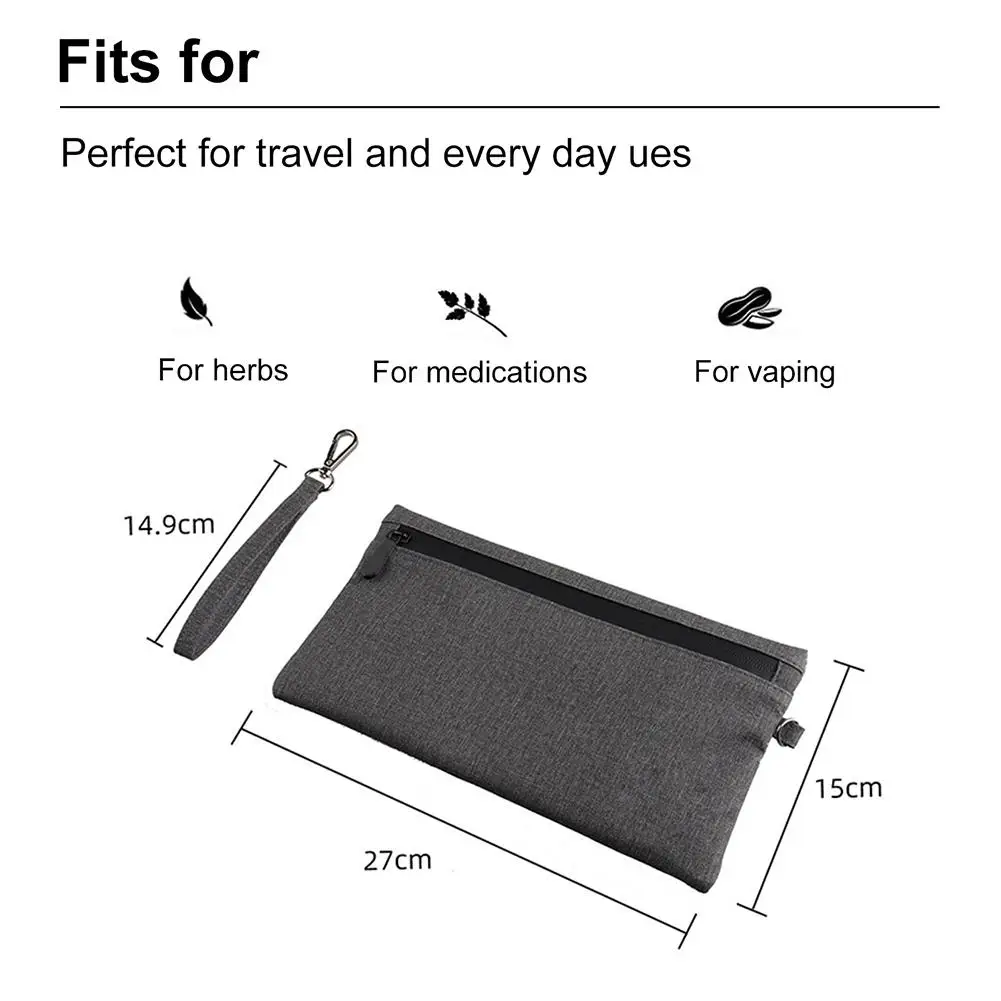 Сумка для хранения без запаха сумка с 5-слойной защитой из активированного угля