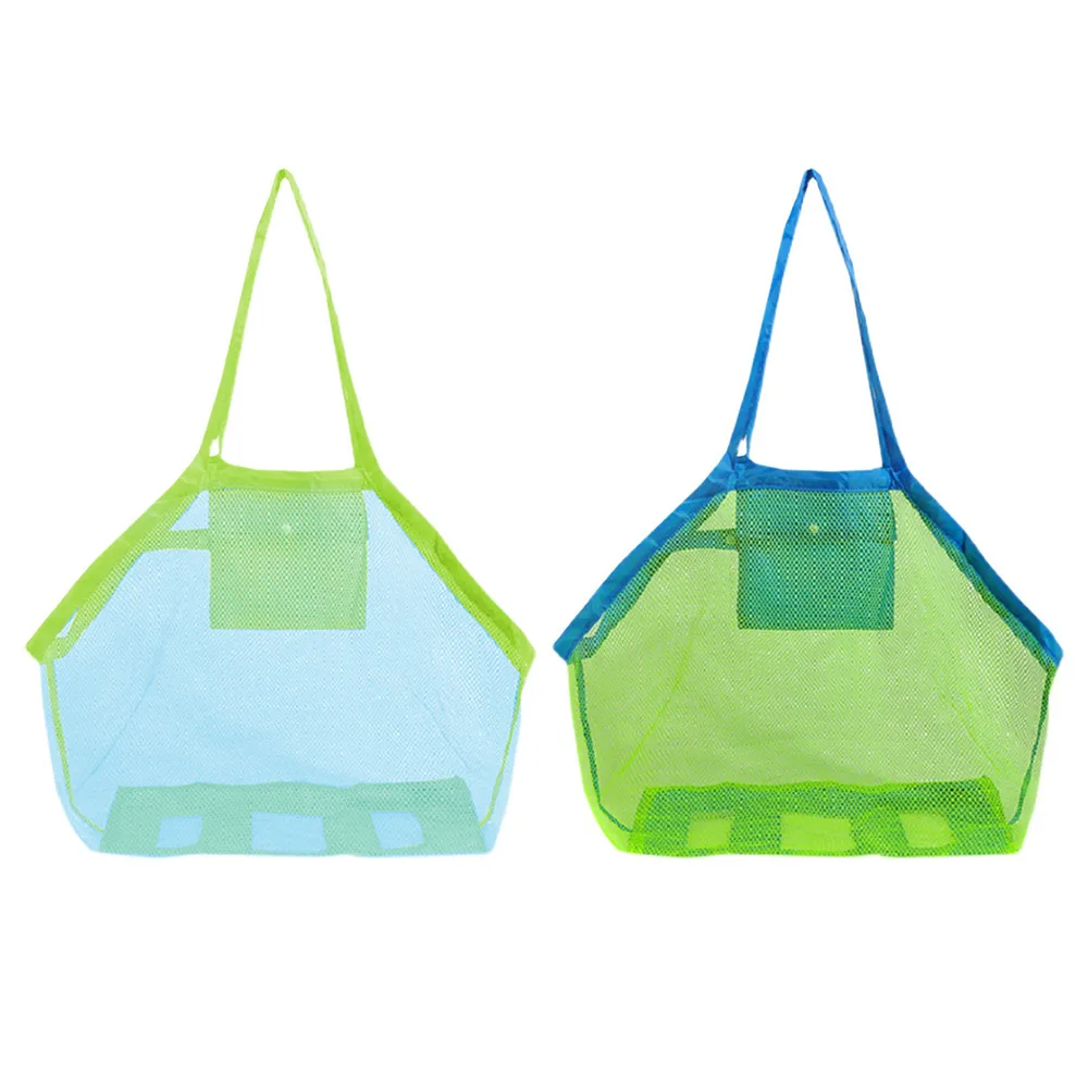 

Beach Toys Bag Beach Bag Anti-sand Net For Kids Toys Grocery Storage Bags Waterproof Mesh Bags Large Capacity Shopping Pouch
