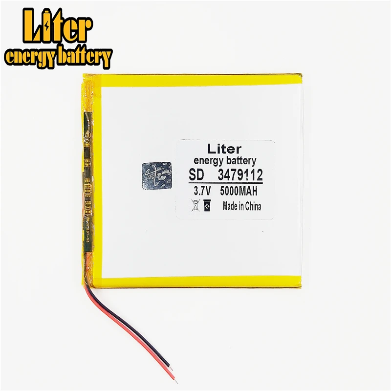 Полимерная батарея для планшета 9 дюймов внутренняя Встроенная перезаряжаемая 3 7