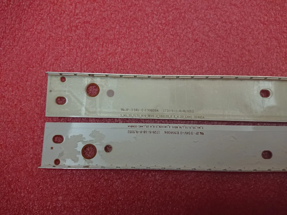 

New 6set=12 PCS 76LED 600mm LED strip for Samsung UE55MU7040T UE55MU8000T LM41-00485A LM41-00484A S_MU_55_FL70_R76 L76