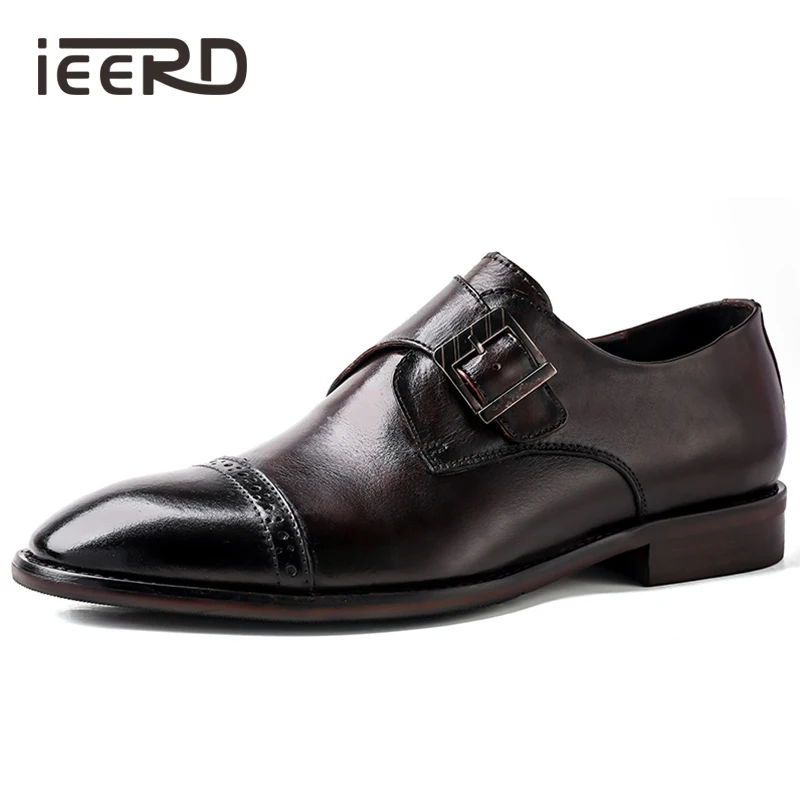 Обувь из натуральной кожи наивысшего качества в европейском стиле Мужские