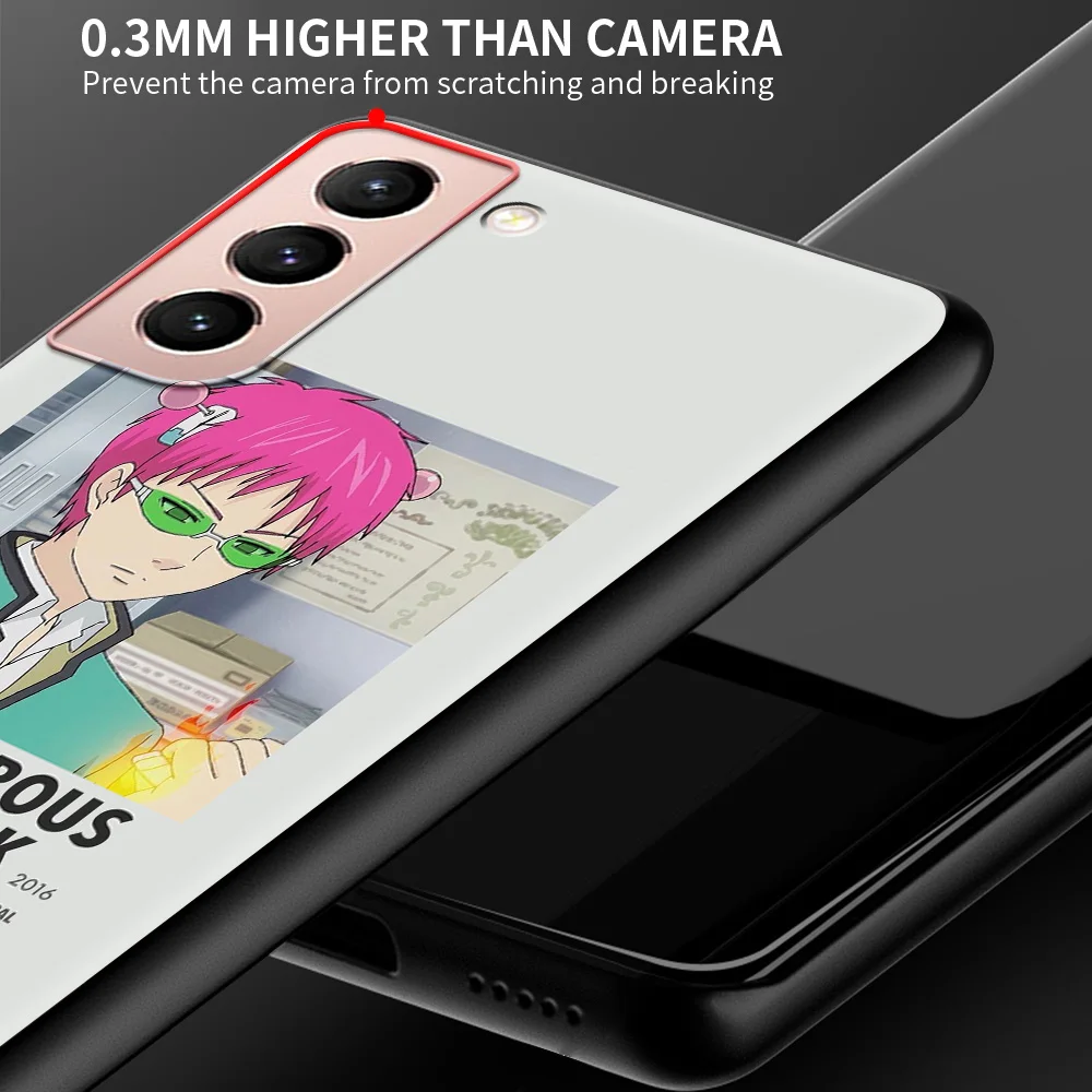 

Silicone Phone Case For Samsung Galaxy S20 FE S21 Ultra 5G S8 S9 S10 Plus SAIKI K Bumper Shell Cover Coque Fundas