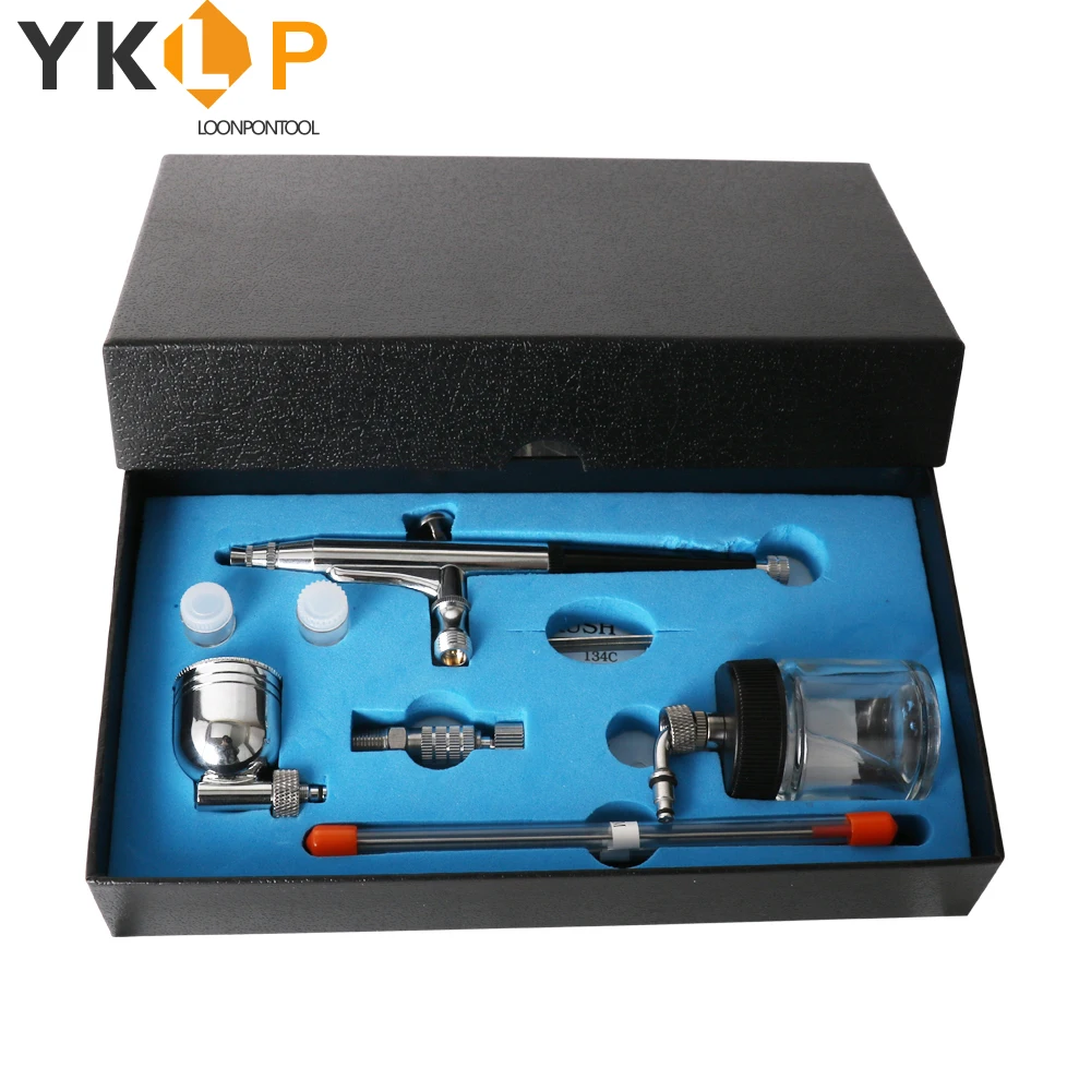 Гравитационный распылитель комплект аэрографа двойного действия краска