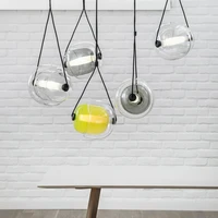 led postmodern iron colorized glass bubble designer pendant lights pendant lamp pendant light for dinning room
