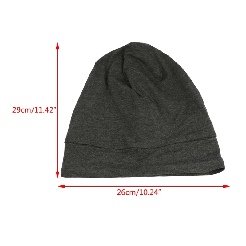 

Satin Lined Sleep Hair Cover Bonnet Adjustable Slouchy Beanie Sleeping Hat