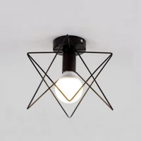 nordic creative corridor balcony cool iron cage ceiling lamp american clothing store lamps ceiling lights living room decor