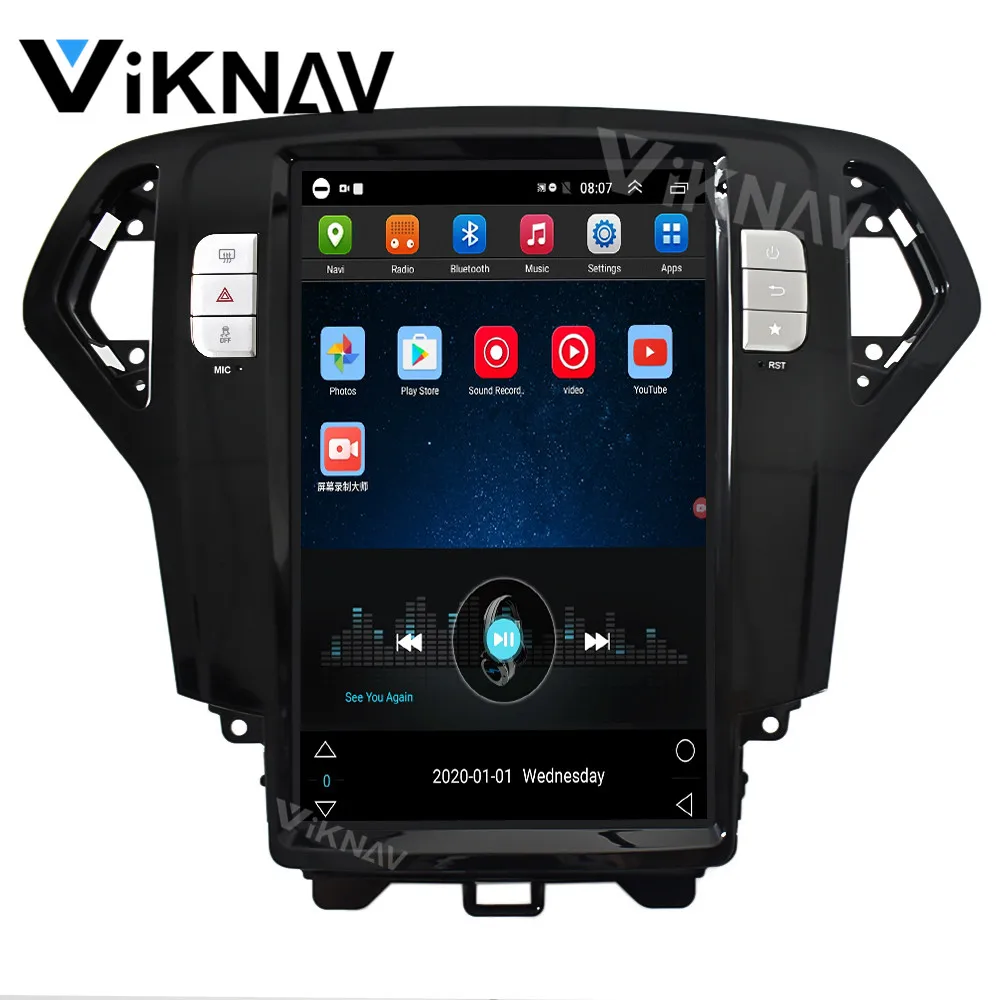 

10.4 inch multimedia player 2din android For-FORD-mondeo fusion mk4 2007-2010 car autoradio car radio GPS navigation MP4 player