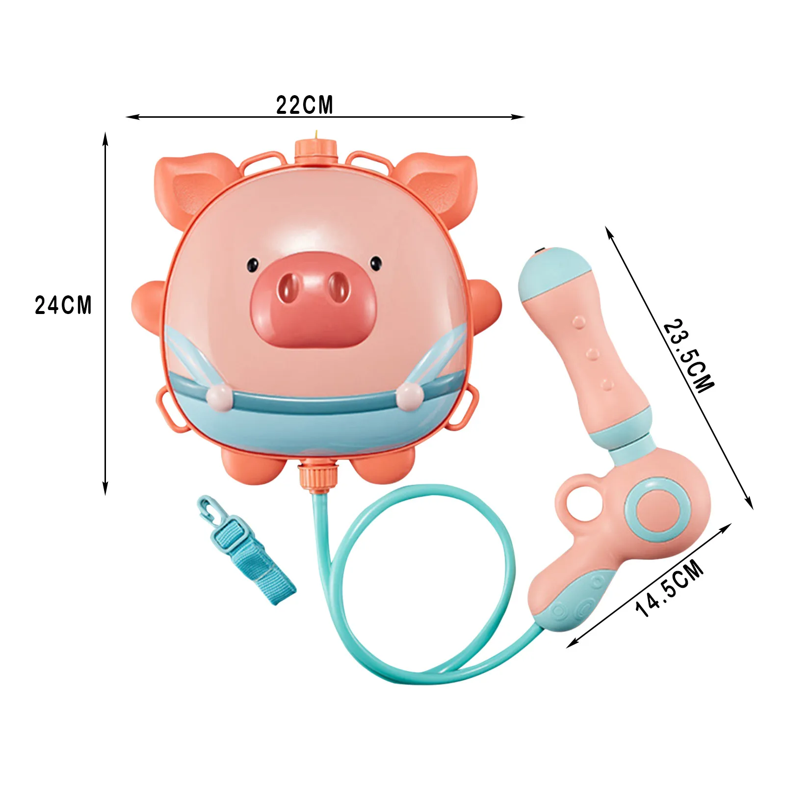 

2021 New 1600cc Water Soaker Backpack Toy For Kids Toddler Animal Girls Boys Gifts Summer Outdoor Beach Swimming Yard Play Toys