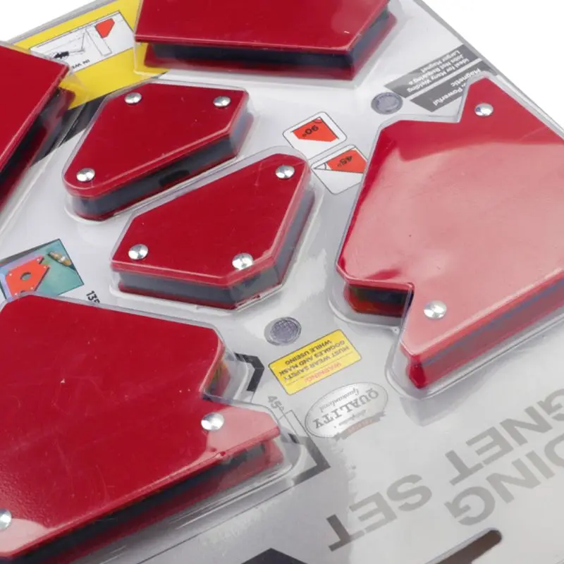 

6pcs/set Welding Positioner Triangle Fixed Angle Finder Tools Without Magnetic Soldering Locator Switch Accessories R9UC