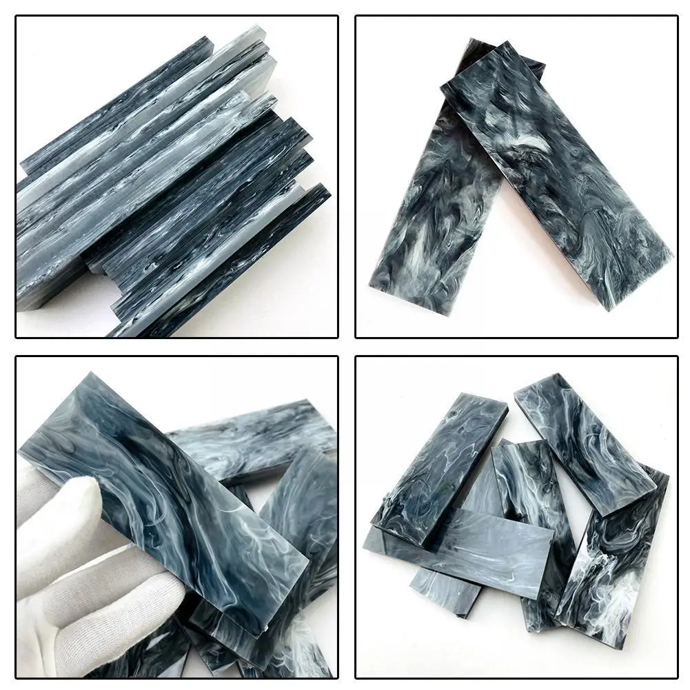 Акриловый материал для ручки ножа 1 шт. мраморный нож сделай сам материалы