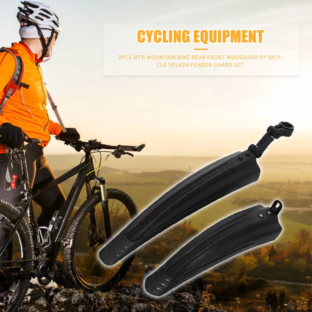 2 шт. Универсальный велосипед сзади переднее крыло пылезащитные PP горный всплеск