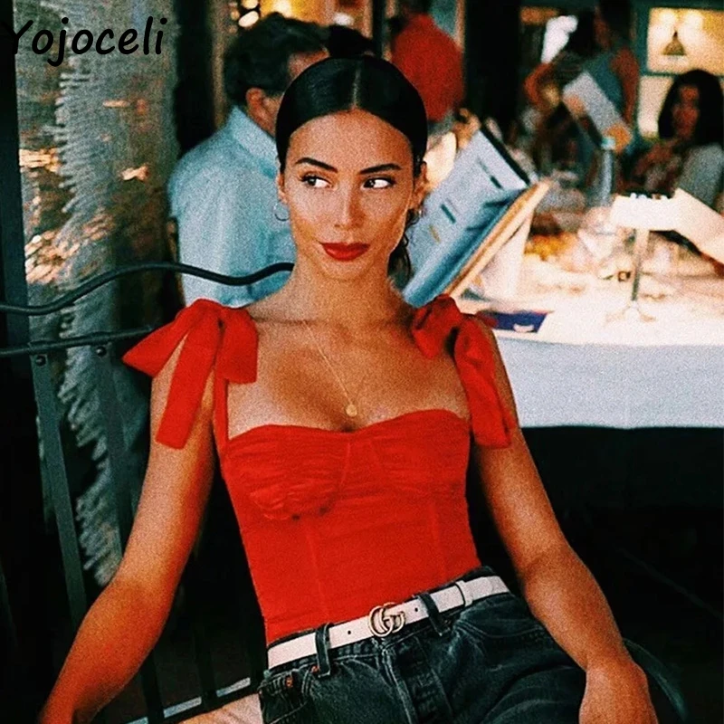 Yojoceli элегантные с цветочным принтом плиссированные короткие Топики для женщин