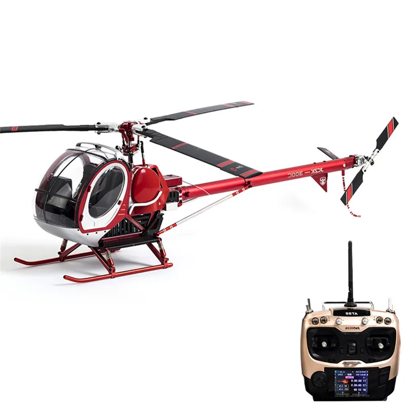 SCHWEIZER Hughes 300C масштаб 9CH RC вертолет бесщеточный RTF все металлические Высокая симуляция пульт дистанционного управления Вертолет режим 2