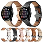 Кожаный ремешок с застежкой-бабочкой для HUAWEI WATCH 3 Pro, браслет для наручных часов HUAWEI GT2 GT 2 46 мм 42 мм, Аксессуары для браслета