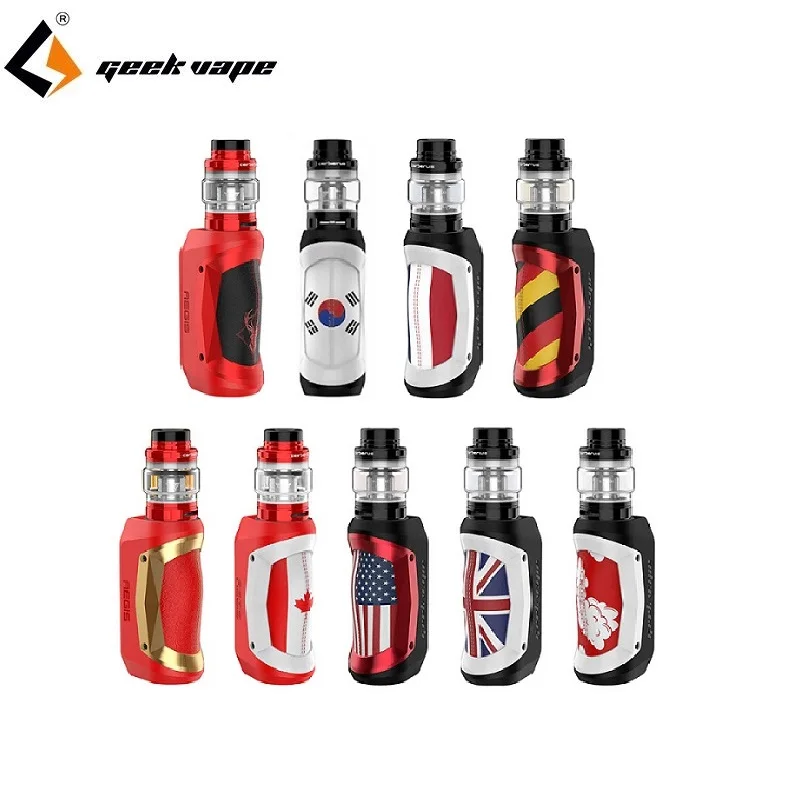 Оригинальный 80 Вт Geekvape Aegis мини комплект с 5 мл Cerberus Tank & 2200 мАч бокс мод Vape
