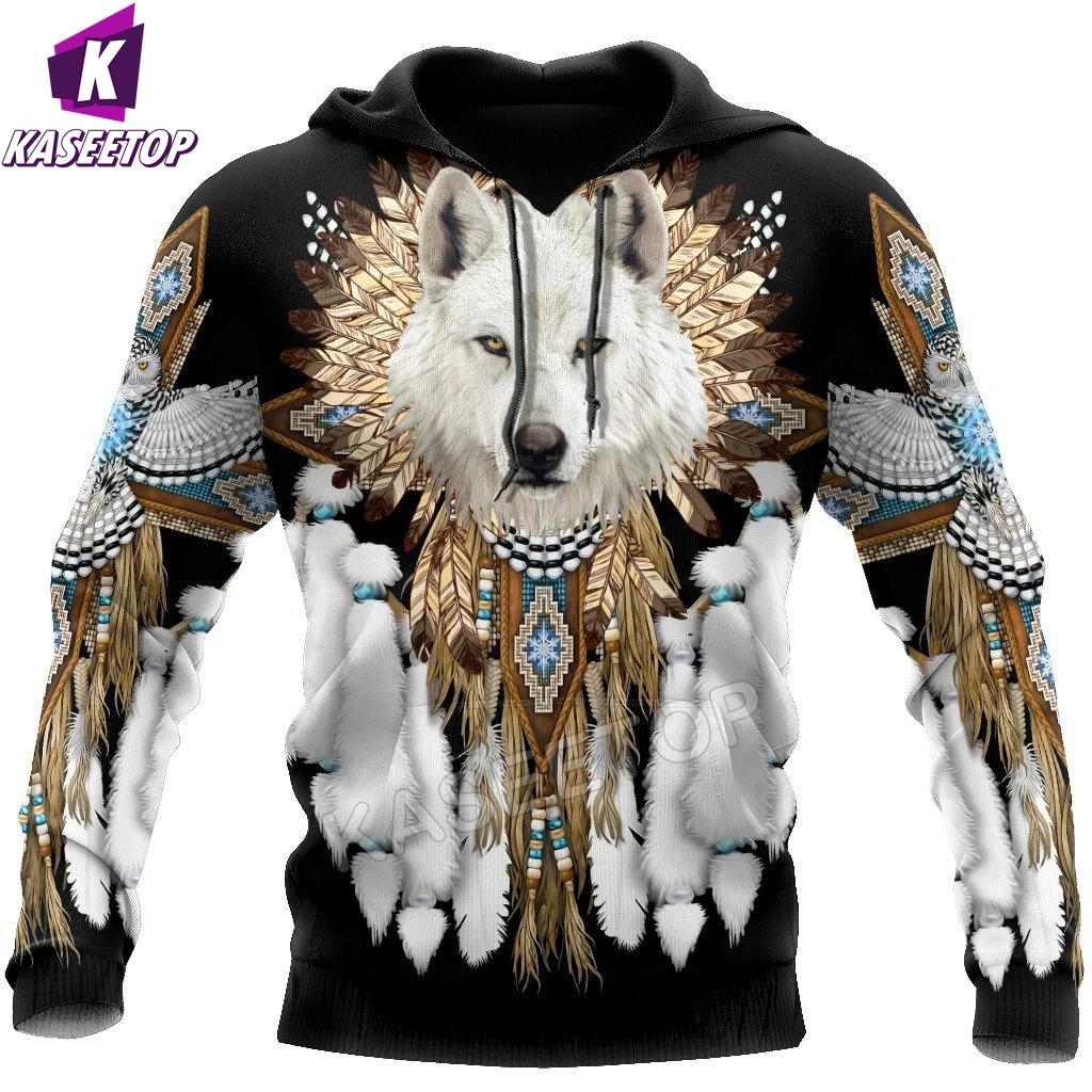 

Native Spirit Wolf 3D All Over Printed Fashion Hoodies Mens Sweatshirt Unisex Zip Pullover Casual Jacket Tracksuit Pullover Tops