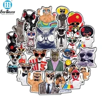 38pcsset cute animal cats and dogs graffiti stickers for car styling laptop travel luggage cool funny sticker bomb jdm decals