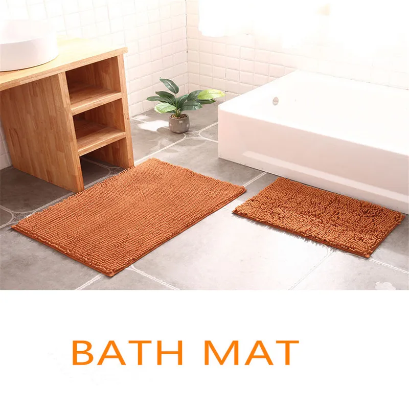 Модный коврик для ванной разных цветов Противоскользящий комнаты в туалете 3
