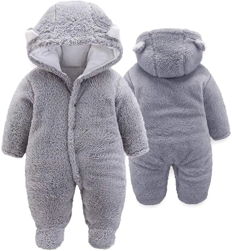 

XMWEALTHY Unisex Baby Cloth Winter Coats Cute Newborn Infant Jumpsuit Snowsuit Bodysuits